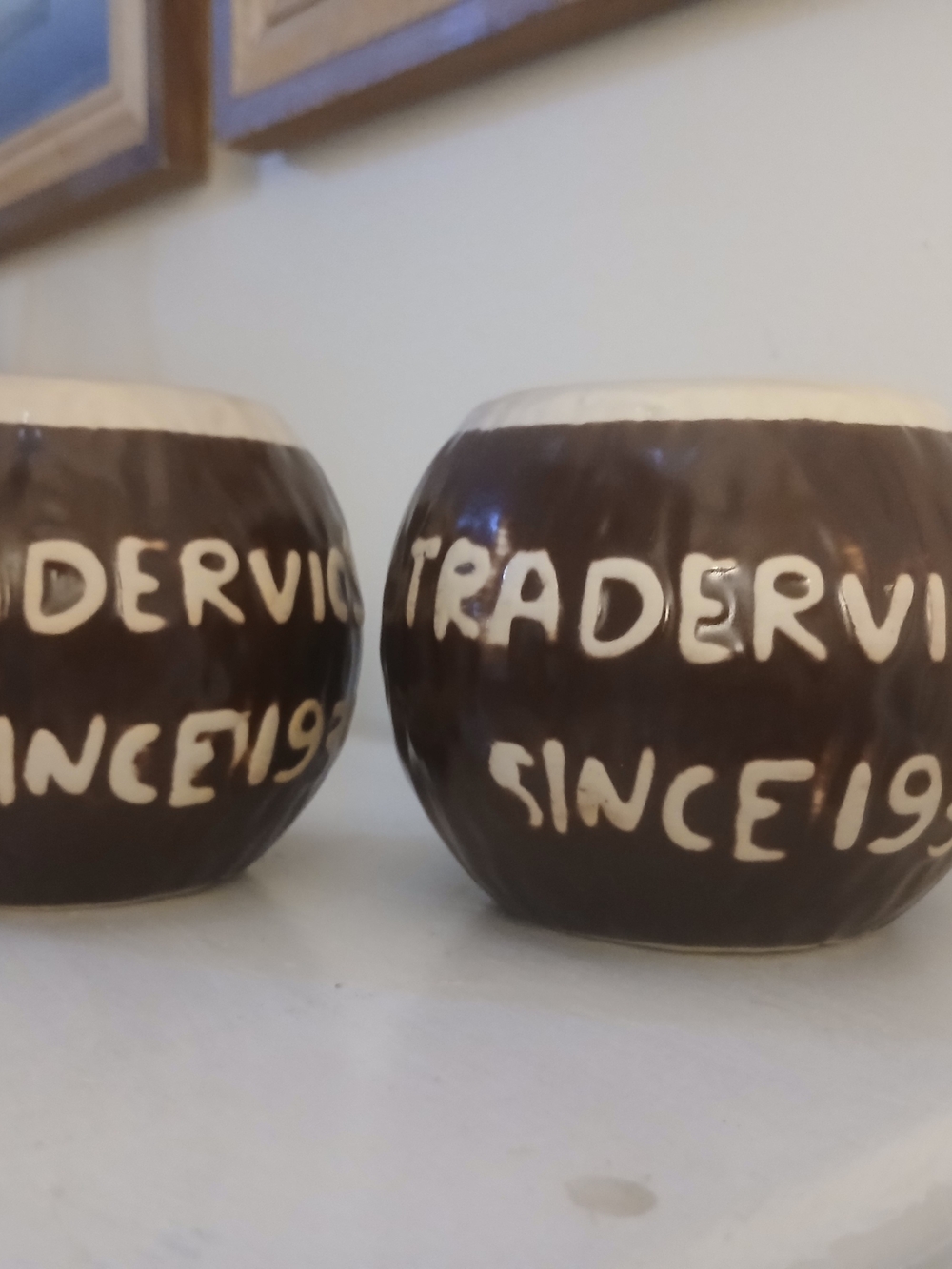 Handcrafted Brown and Cream Ceramic Votive Set - Tradervic Style